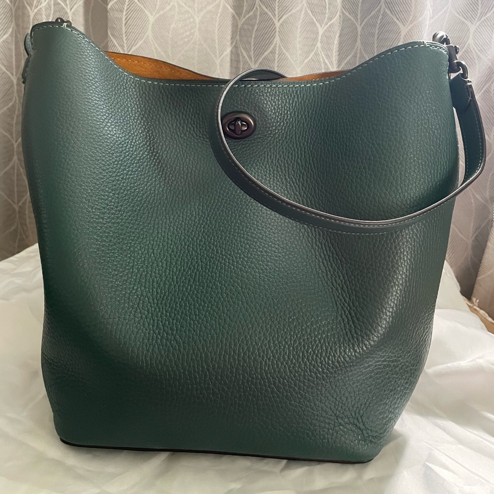 Duffle Shoulder Bag Teal Dark Turquoise